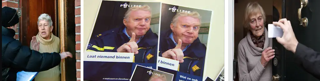 Oplichting aan de deur Oplichting aan de deur