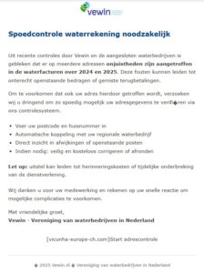 vewin phishingmail